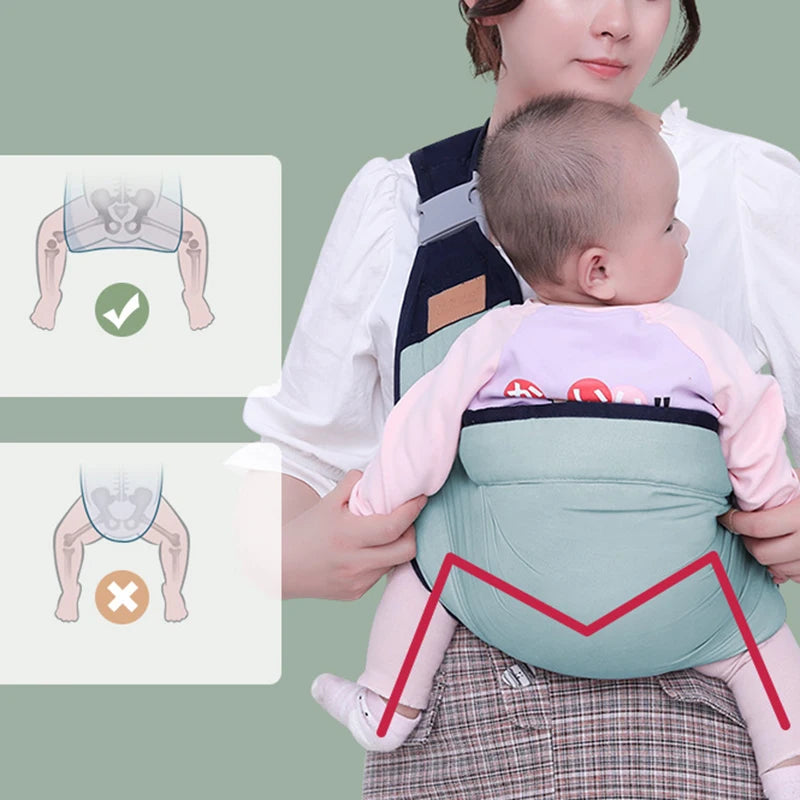 Ergonomic Baby Carrier Wrap – Multifunctional Sling for Newborns & Toddlers