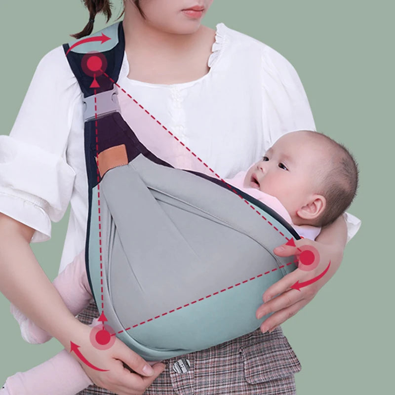 Ergonomic Baby Carrier Wrap – Multifunctional Sling for Newborns & Toddlers