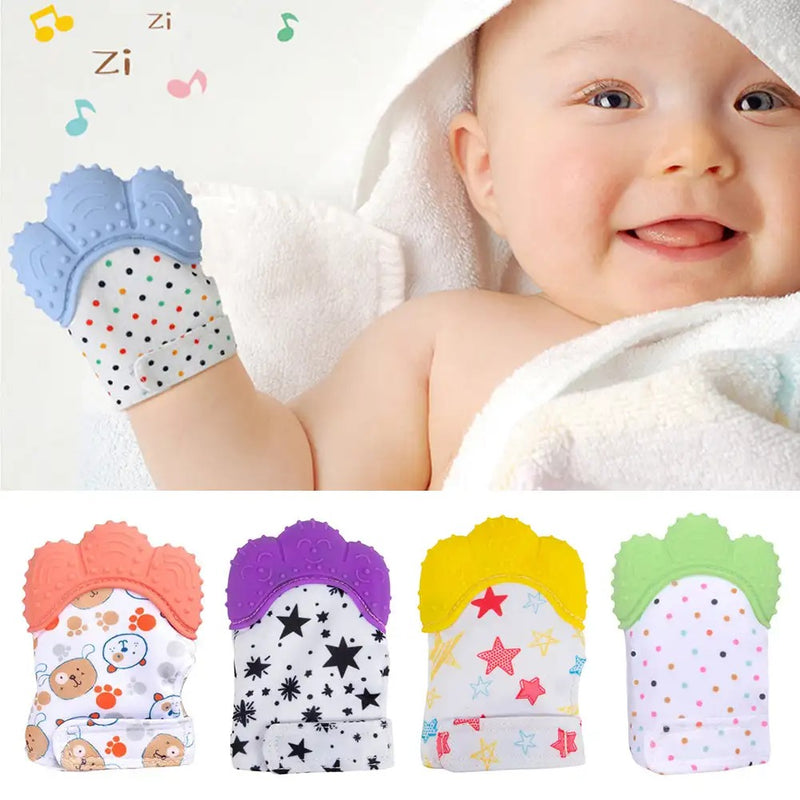 Baby Teether Gloves Mitten Toy